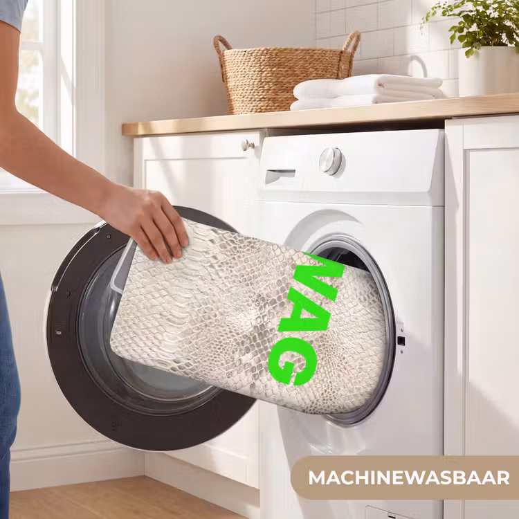 Slangenprint - SWAG - Neon - Groen Badmat klein -USP_WasbaarNL