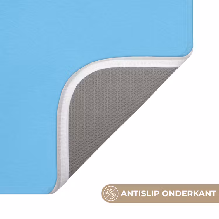 Smiley - Blauw - Bliksem Badmat klein -USP_AntislipNL