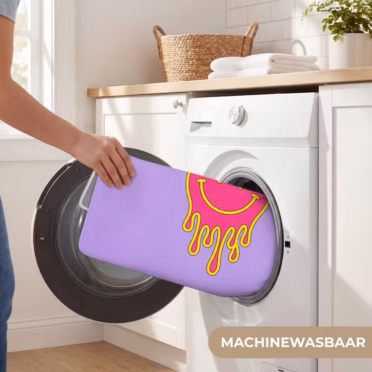 Smiley - Drip - Neon Badmat klein -USP_WasbaarNL