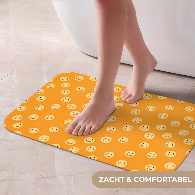 Smileys - Retro - Heel Badmat klein 997 -USP_ZachtNL