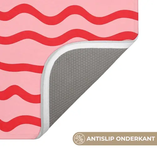Speels - Patroon - Rood Badmat klein 997 -USP_AntislipNL