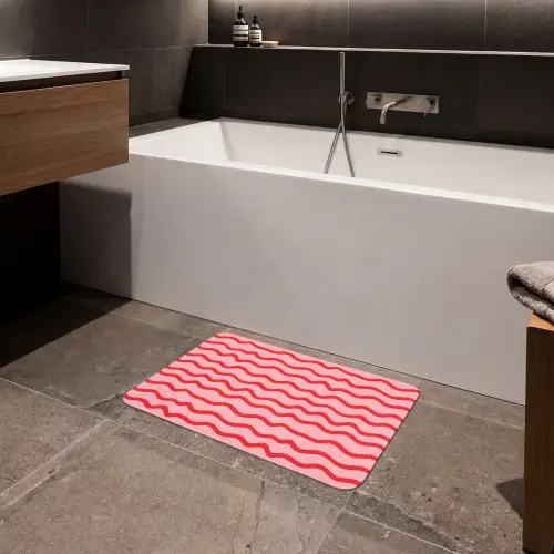 Speels - Patroon - Rood Badmat klein 997 -sfeer3
