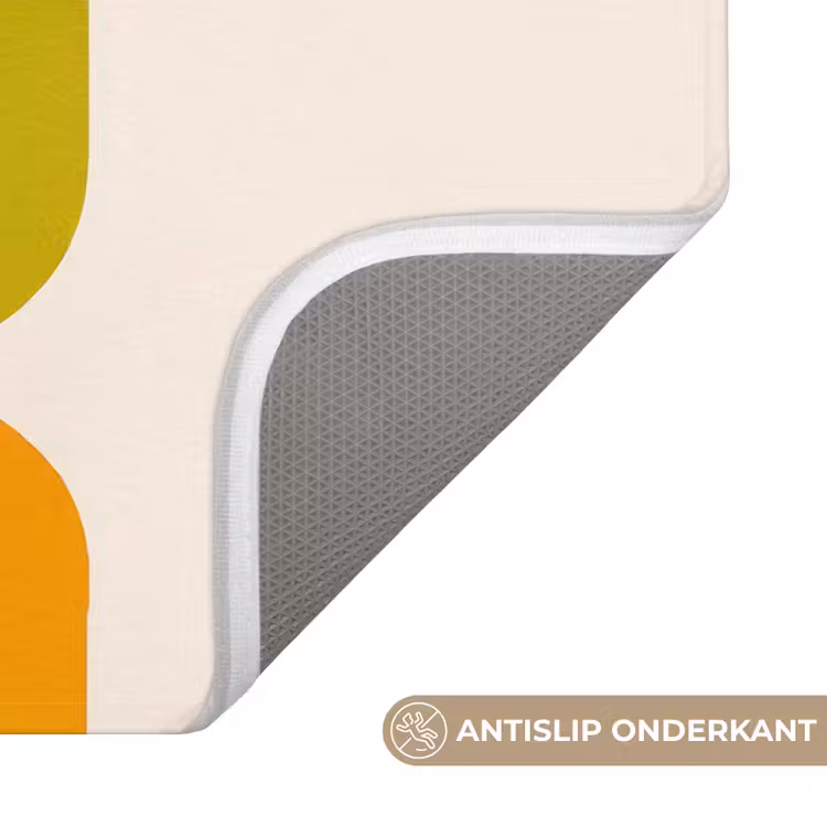 Stapel - Vormen - Geblokt - Oranje Badmat klein -USP_AntislipNL