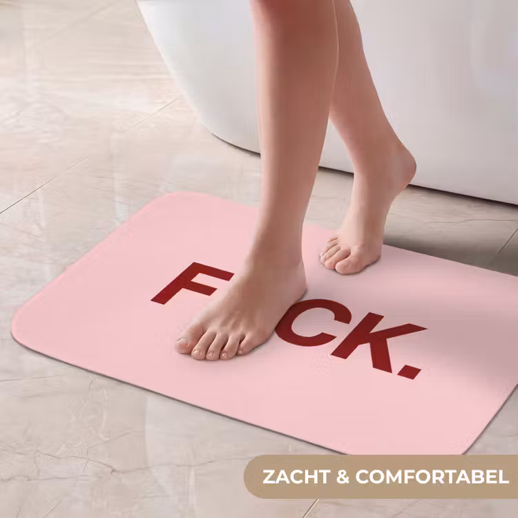 Statement - Krachtig - Roze Badmat klein -USP_ZachtNL