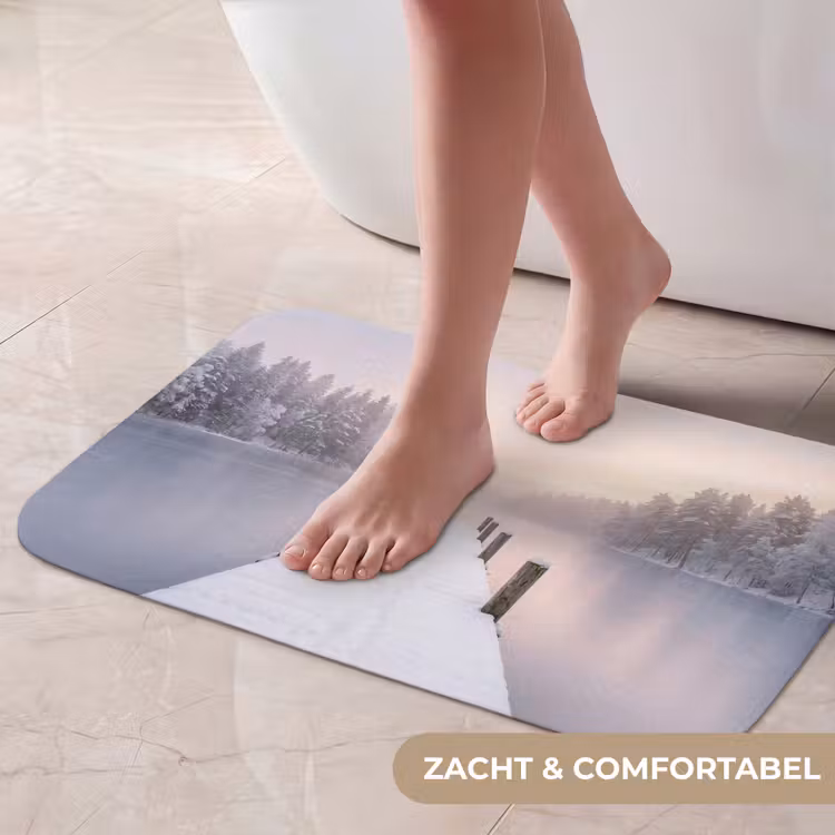 Steiger - Meer - Mist - Winter - Serene Badmat klein -USP_ZachtNL