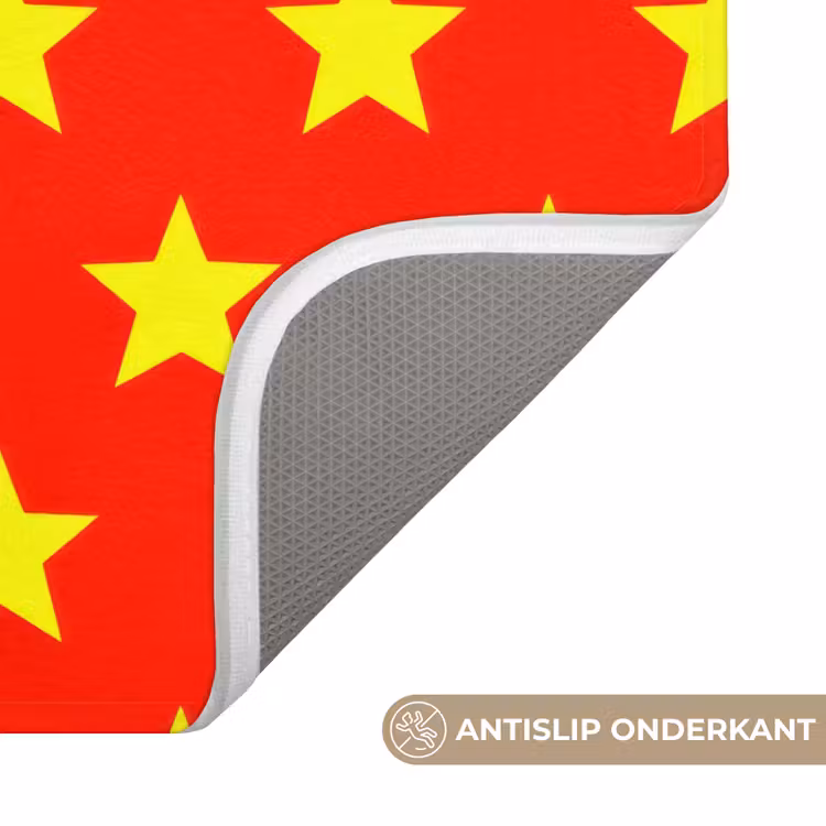 Ster - Patroon - Geel Badmat klein 997 -USP_AntislipNL