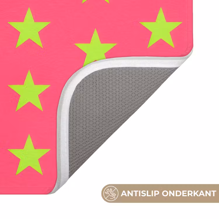 Sterren - Patroon - Roze Badmat klein 997 -USP_AntislipNL