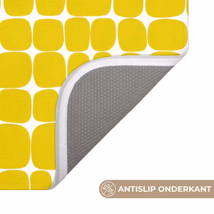 Stippen - Modern - Geel Badmat klein 997 -USP_AntislipNL