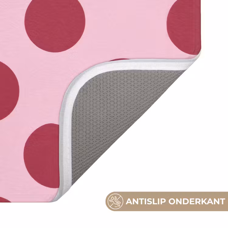 Stippen - Patroon - Bordeaux Badmat klein 997 -USP_AntislipNL