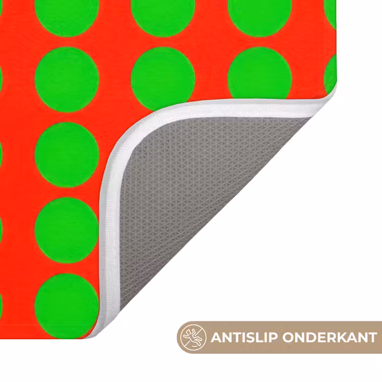 Stippen - Patroon - Groen Badmat klein 997 -USP_AntislipNL