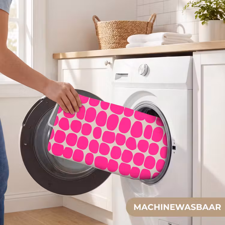 Stippen - Patroon - Roze Badmat klein 997 -USP_WasbaarNL