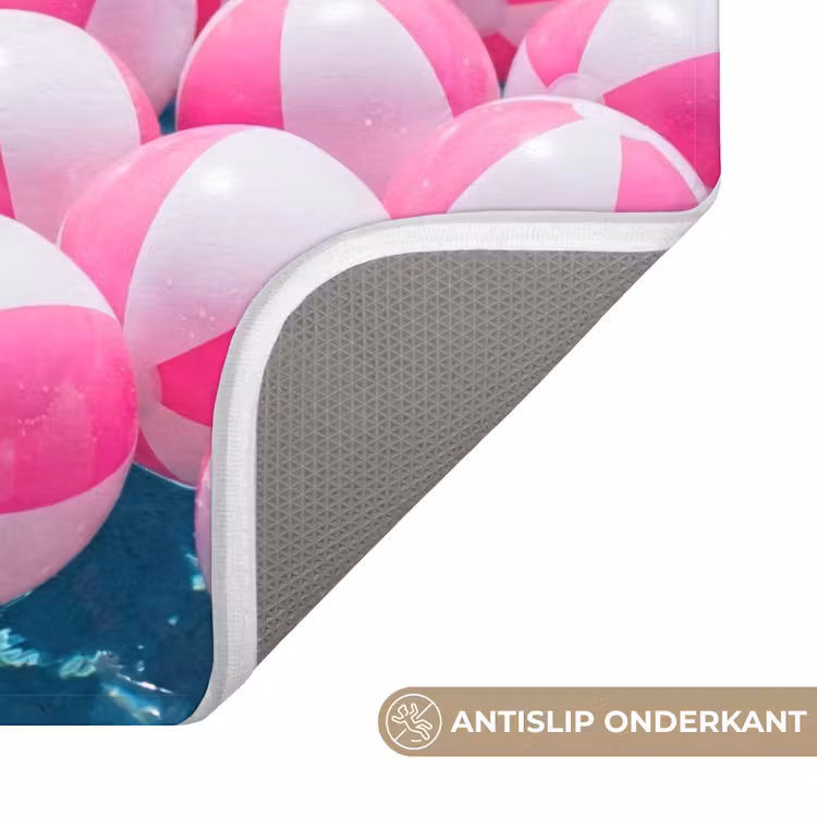 Strandballen - Roze - Water Badmat klein -USP_AntislipNL