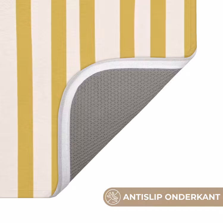 Strepen - Abstract - Yes you can - Rood Badmat klein -USP_AntislipNL