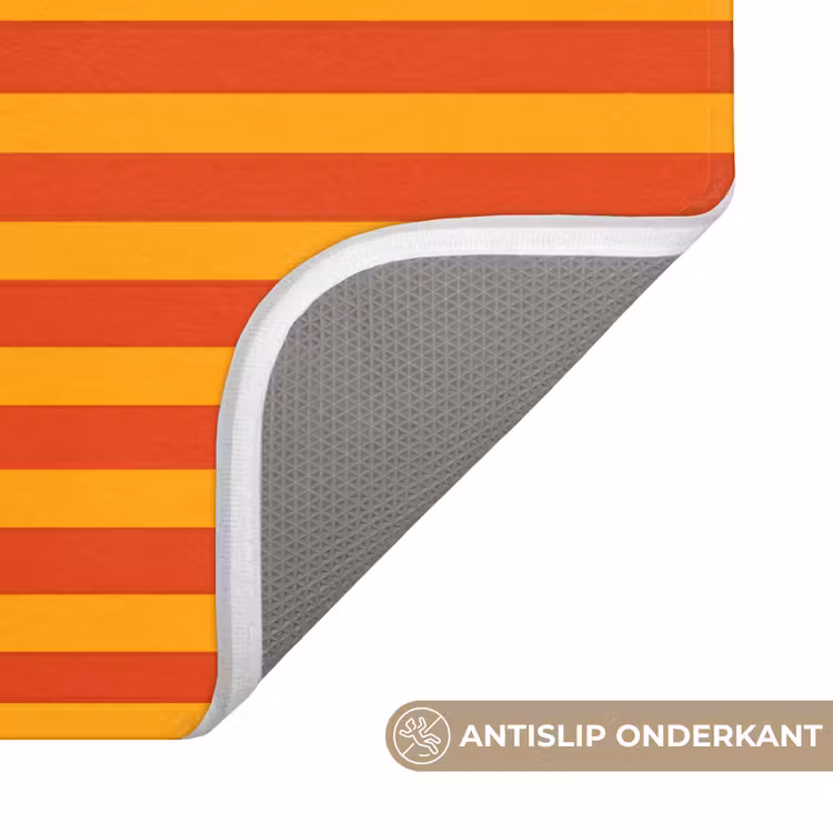 Strepen - Patroon - Oranje Badmat klein 997 -USP_AntislipNL
