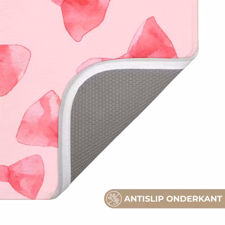 Strikken - Aquarel - Roze Badmat klein 997 -USP_AntislipNL