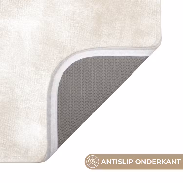 Subtiel - Structuur - Beige Badmat klein 997 -USP_AntislipNL