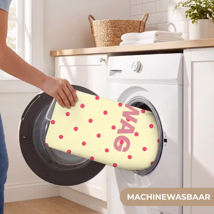 Swag - Roze - Stippen - Geel Badmat klein -USP_WasbaarNL