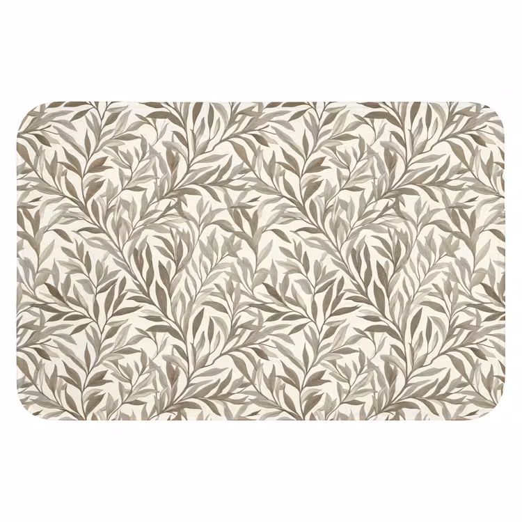 Takken - Botanisch - Taupe Badmat klein 997 -3d
