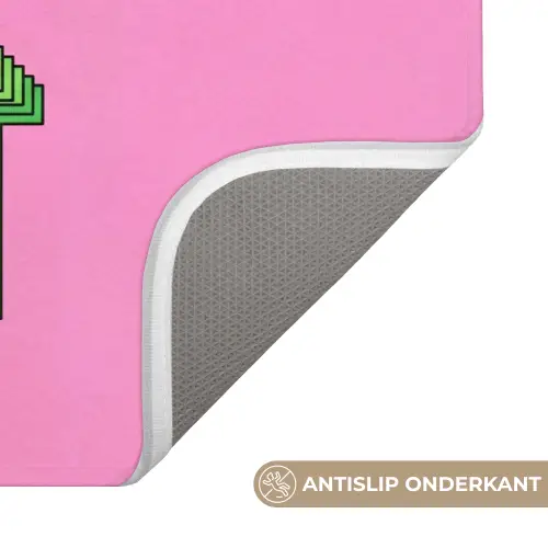 Tekst - Bold - Roze Badmat klein -USP_AntislipNL
