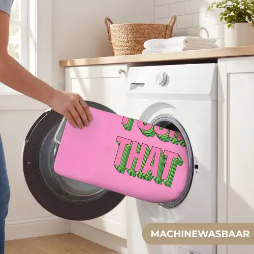 Tekst - Bold - Roze Badmat klein -USP_WasbaarNL