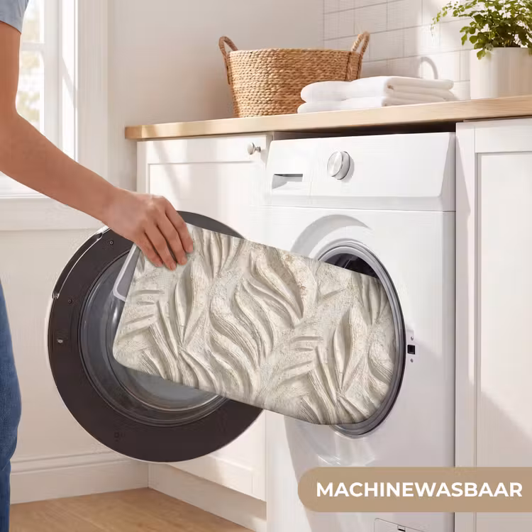 Textuur - Reliëf - Beige Badmat klein 997 -USP_WasbaarNL