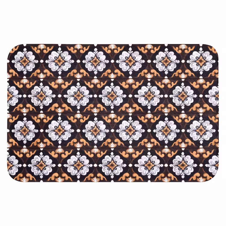 traditioneel - Element - Kleurrijk Badmat klein 997 -3d