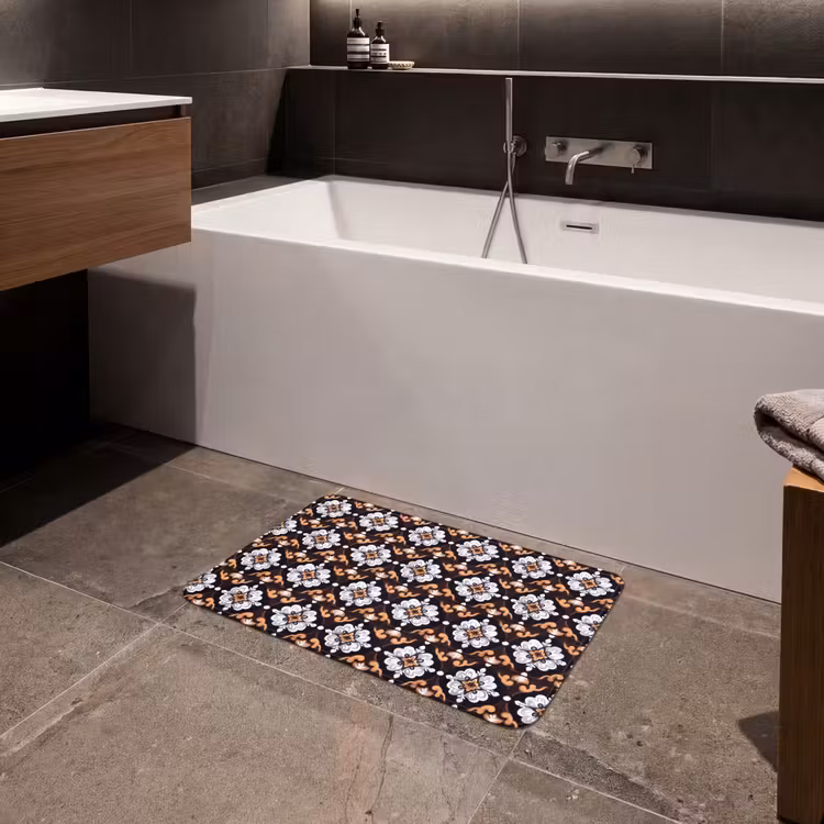 traditioneel - Element - Kleurrijk Badmat klein 997 -sfeer3