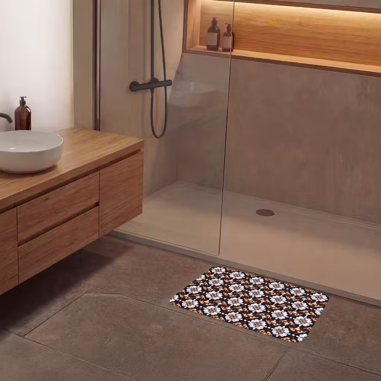 traditioneel - Element - Kleurrijk Badmat klein 997 -sfeer2