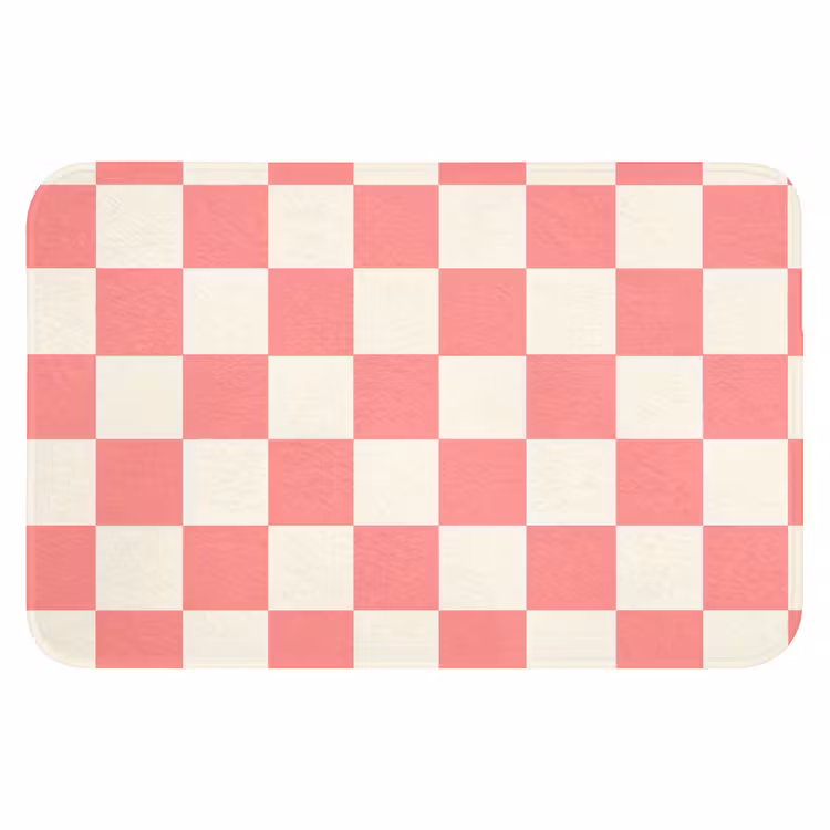 Traditioneel - Patroon - Roze Badmat klein 997 -3d