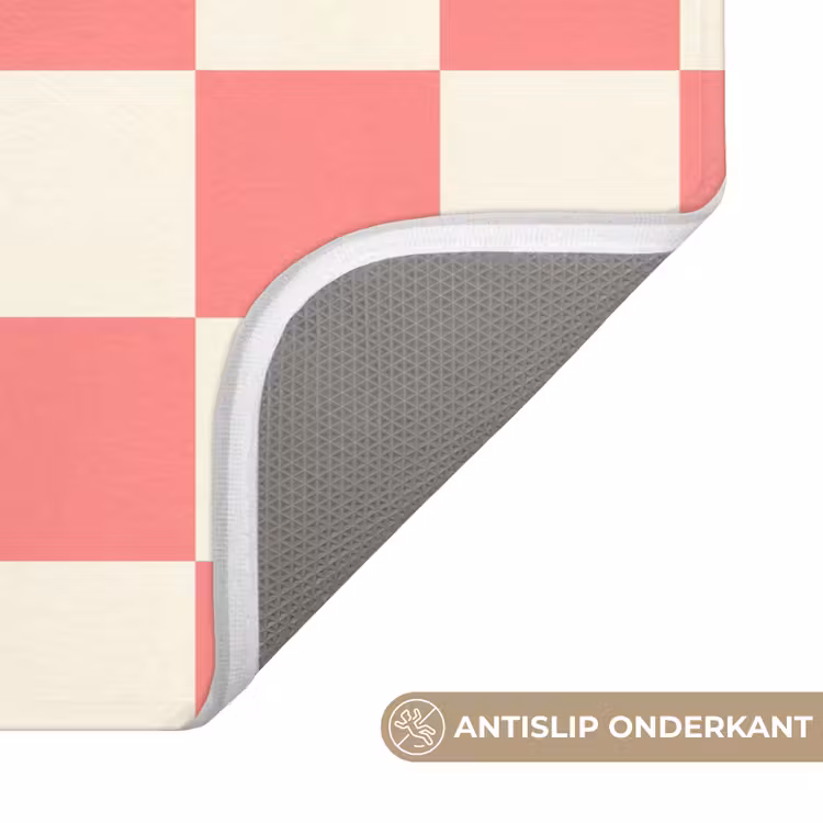 Traditioneel - Patroon - Roze Badmat klein 997 -USP_AntislipNL