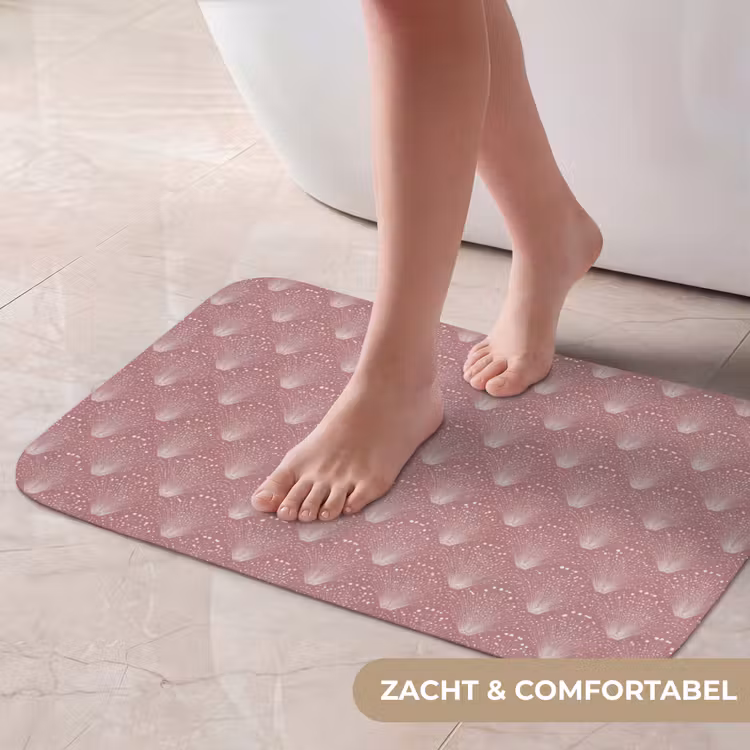Trendy - Patroon - Roze Badmat klein 997 -USP_ZachtNL