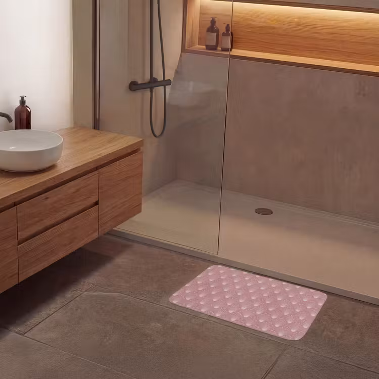 Trendy - Patroon - Roze Badmat klein 997 -sfeer2