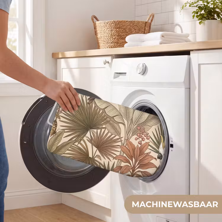 Tropisch - Vogels - Beige Badmat klein -USP_WasbaarNL