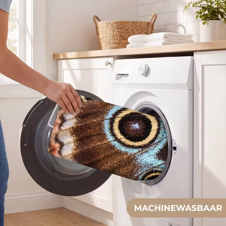 Vleugels - Vlinder - Blauw Badmat klein -USP_WasbaarNL