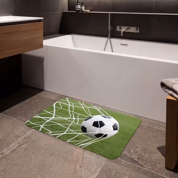 Voetbal - Goal - Net - Sport Badmat klein -sfeer3