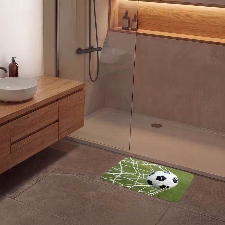 Voetbal - Goal - Net - Sport Badmat klein -sfeer2
