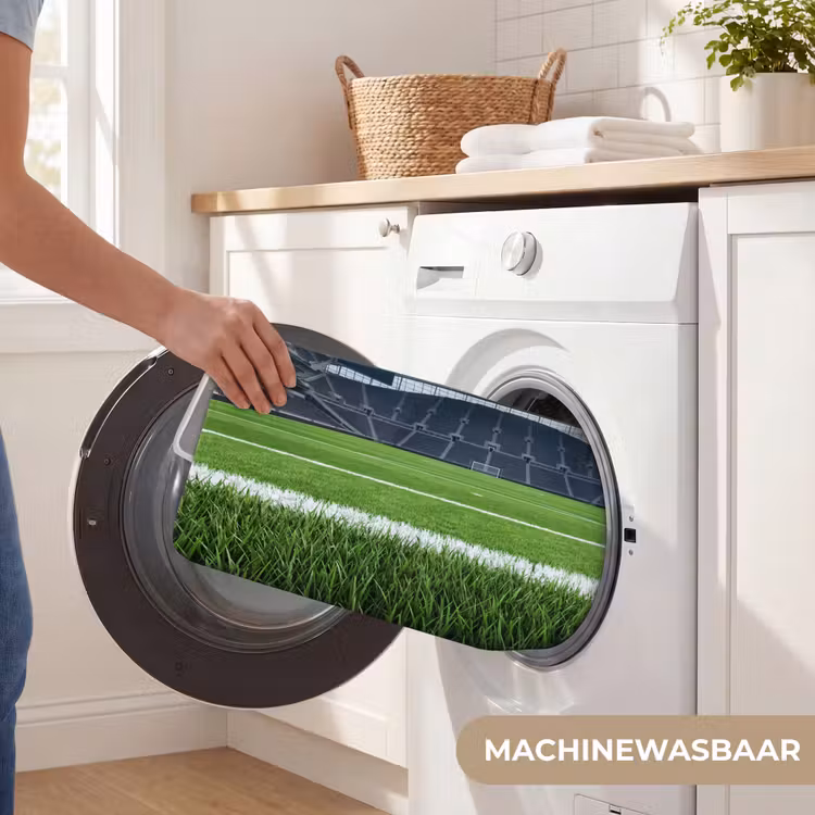 Voetbal - Stadion - Sport - Groen Badmat klein -USP_WasbaarNL