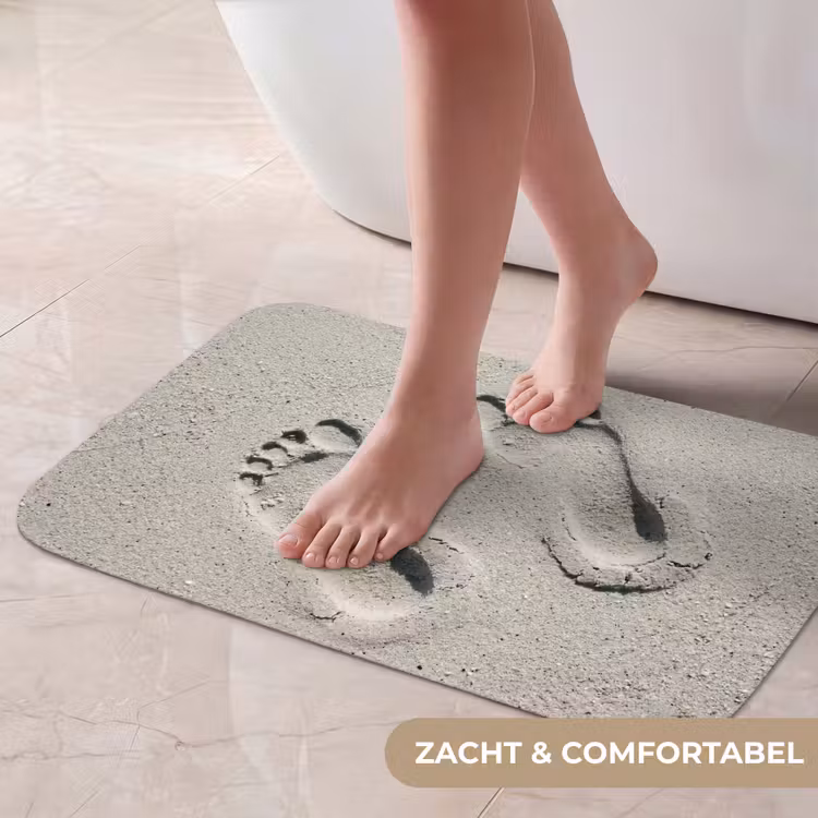 Voeten - Zand - Zee Badmat klein -USP_ZachtNL