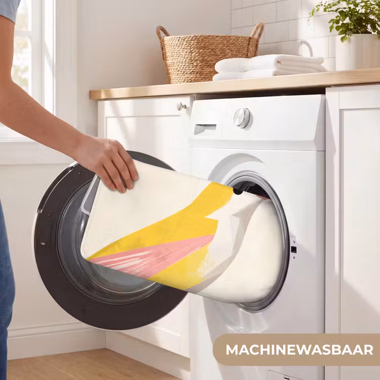 Vogel - Minimalistisch - Geel Badmat klein -USP_WasbaarNL