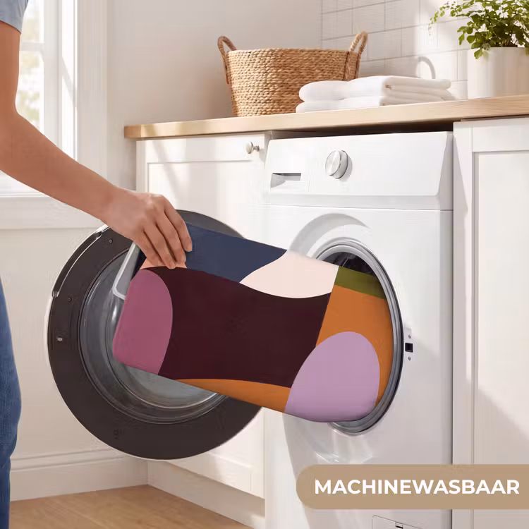 Vormen - Abstract - Kleuren - Vierkant Badmat klein -USP_WasbaarNL