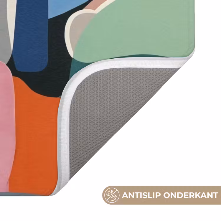 Vormen - Ritmisch - Kleuren - Abstract Badmat klein -USP_AntislipNL