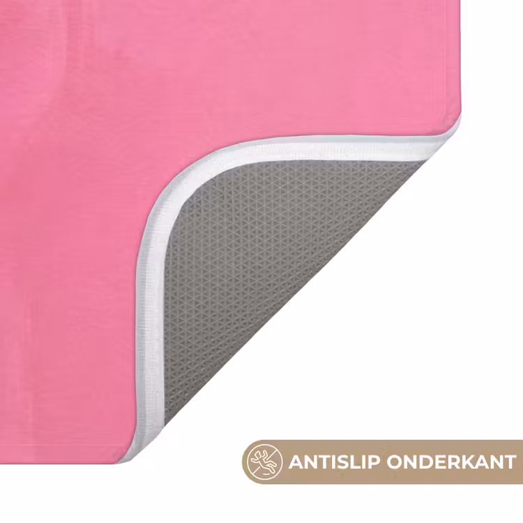 Vrouwengezicht - Vlinders - Kleurrijk Badmat klein -USP_AntislipNL