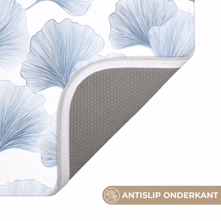 Waaier - Modern - Blauw Badmat klein 997 -USP_AntislipNL