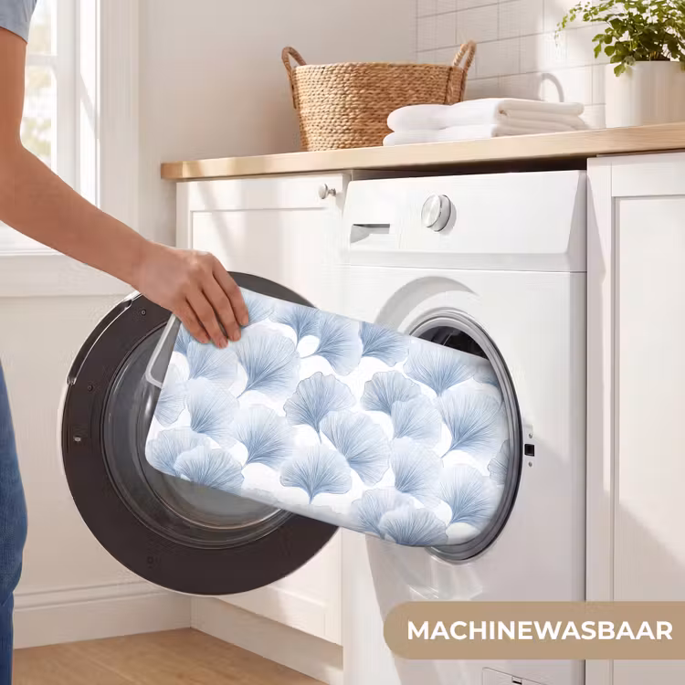 Waaier - Modern - Blauw Badmat klein 997 -USP_WasbaarNL