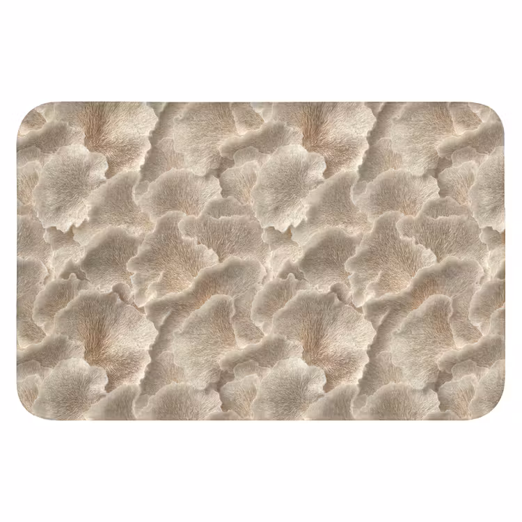Waaierstructuren - Beige - Vezeltextuur Badmat klein 997 -3d