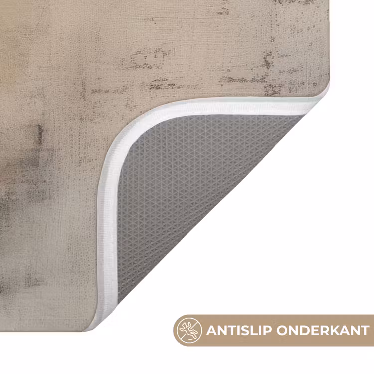 Wabi sabi - Plant - Beige Badmat klein -USP_AntislipNL