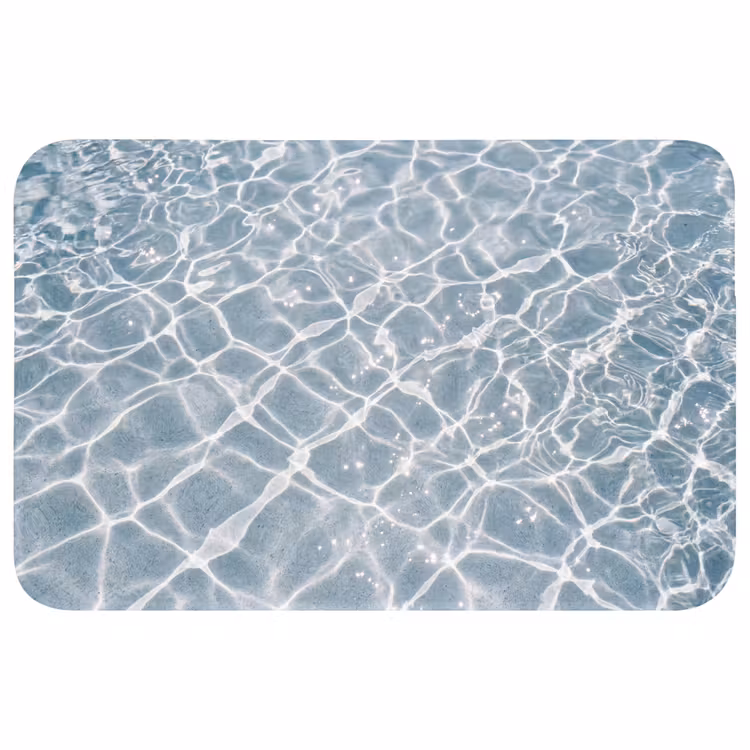 Water - Reflectie - Zonlicht Badmat klein -3d