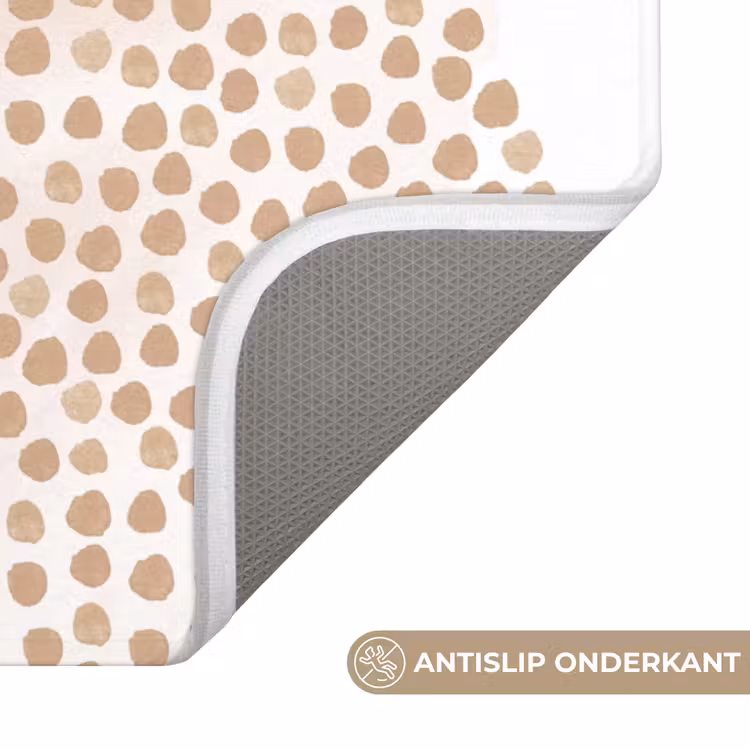 Watercolor - Beige - Pastel - Modern - Abstract Badmat klein -USP_AntislipNL