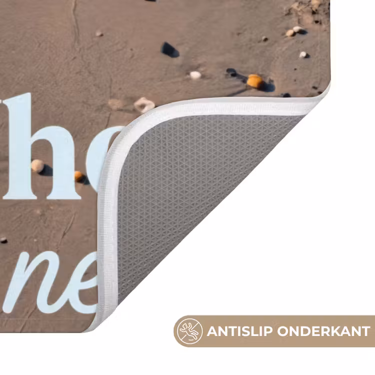 Where to next - Strand - Voetstappen Badmat klein -USP_AntislipNL