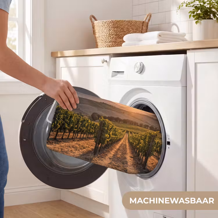 Wijngaard - Zonsondergang - Landschap Badmat klein -USP_WasbaarNL